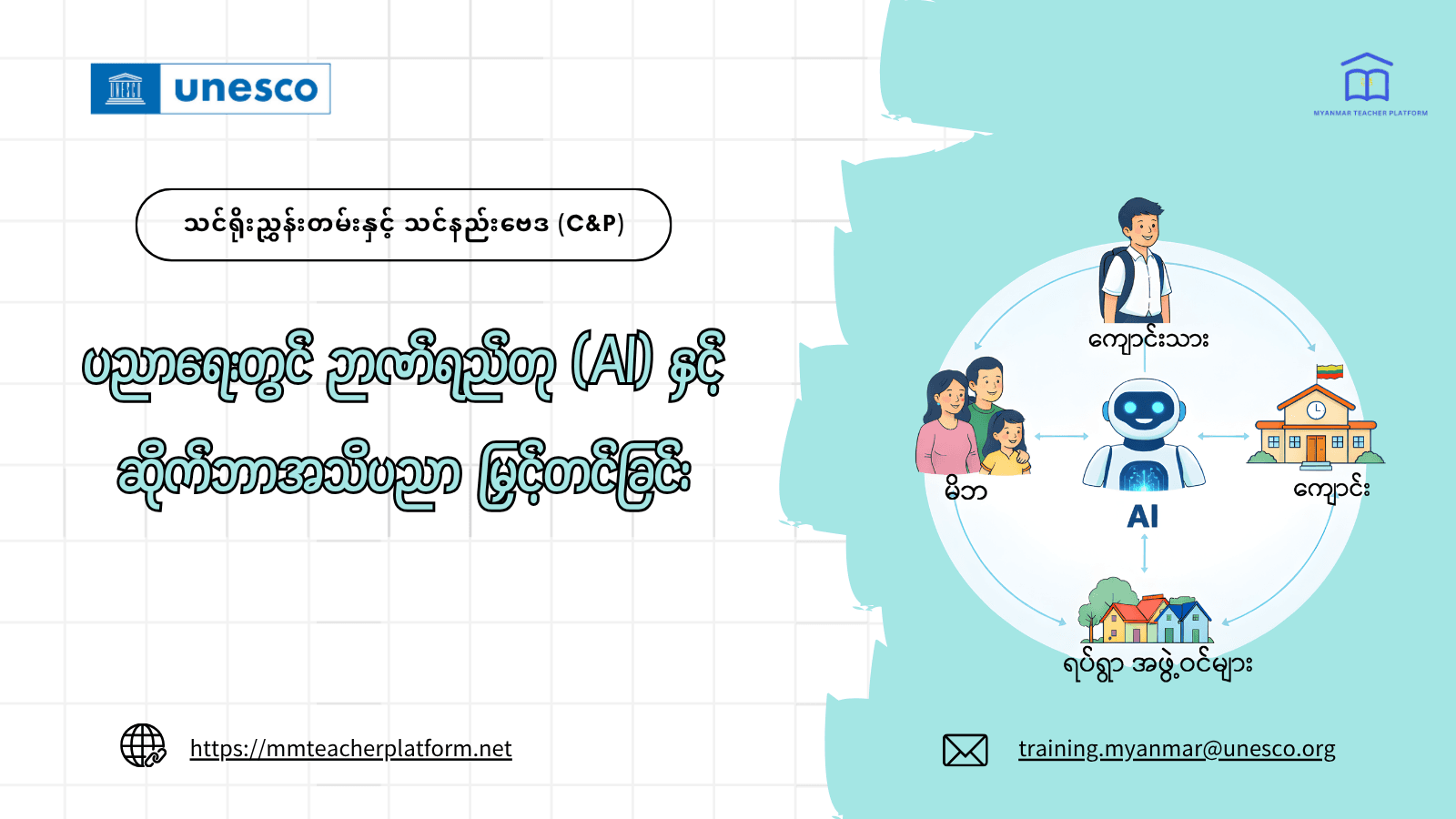 ပညာရေးတွင် ဉာဏ်ရည်တု (AI) နှင့် ဆိုက်ဘာအသိပညာမြှင့်တင်ခြင်း