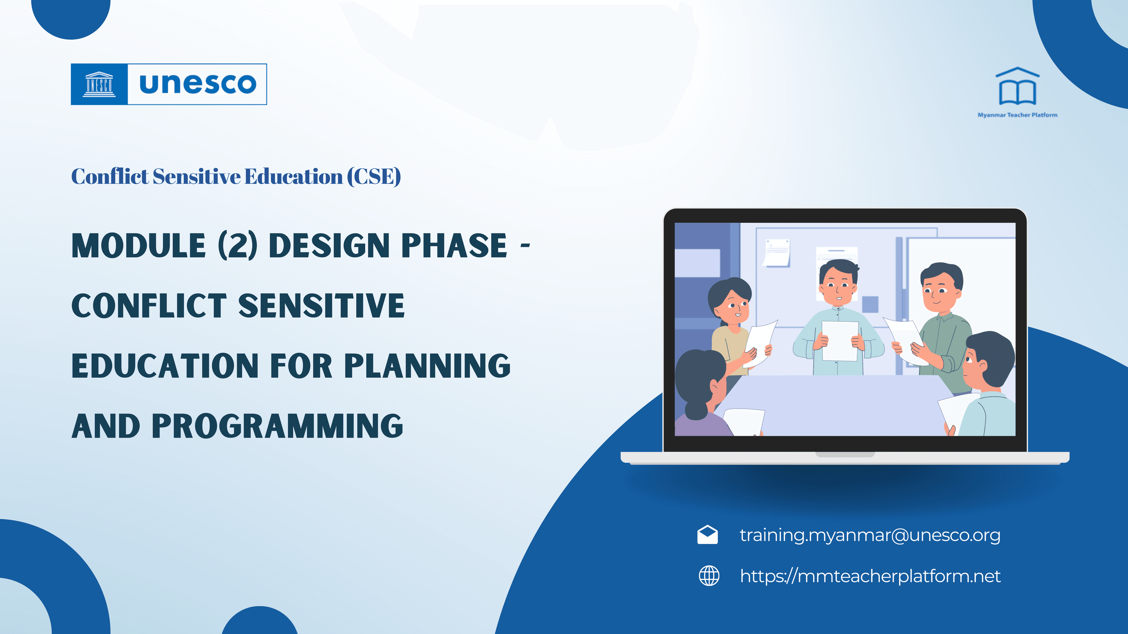 Module (2) Design Phase - Conflict Sensitive Education for Planning and Programming