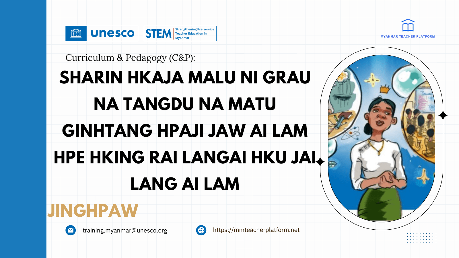 Sharin hkaja malu ni grau na tangdu na matu ginhtang hpaji jaw ai lam hpe hking rai langai hku jai lang ai lam (Jinghpaw)