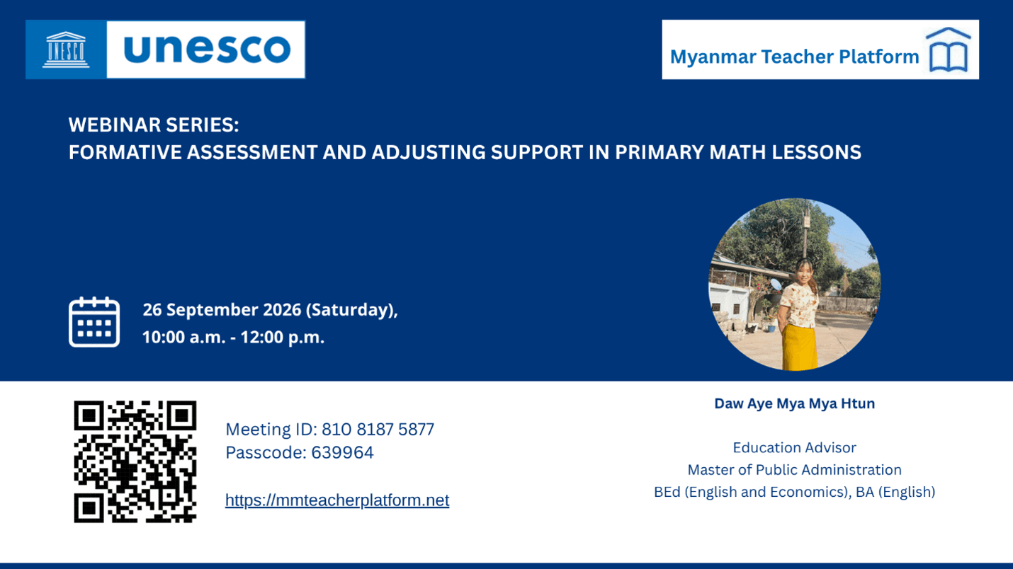 Invitation to Numeracy Webinar
