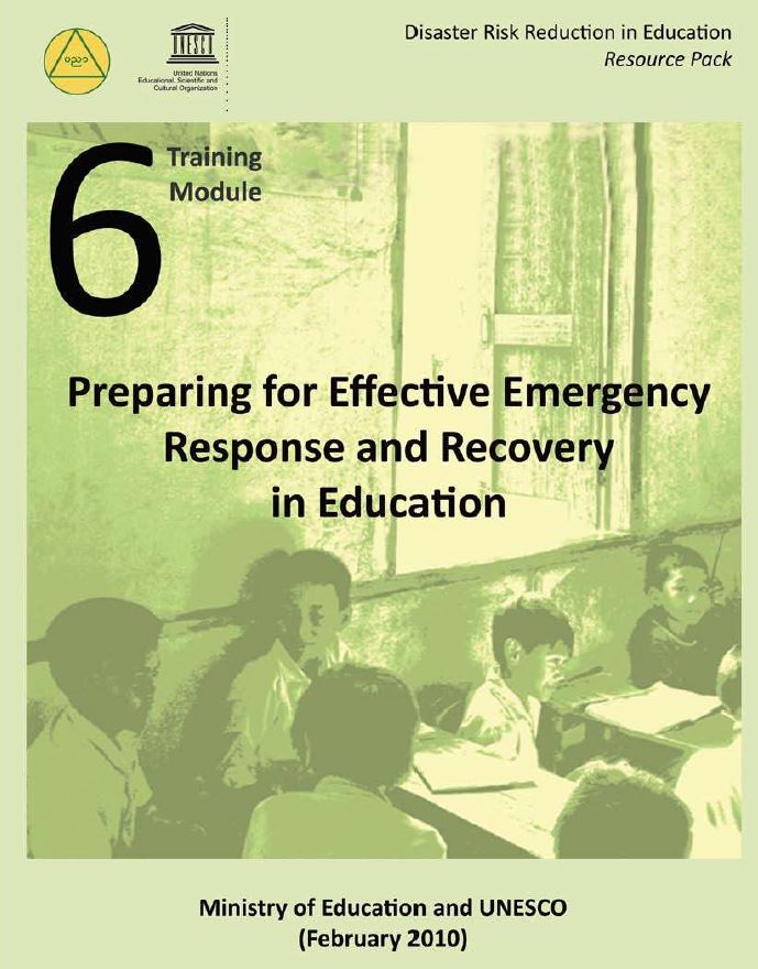 Disaster Risk Reduction in Education Training Module 6 (English Version)