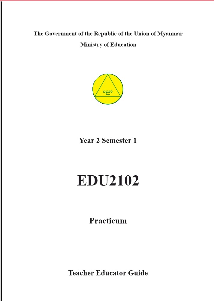 EDC Year 2 Semester 1 Practicum Teacher Educator Guide (English version)