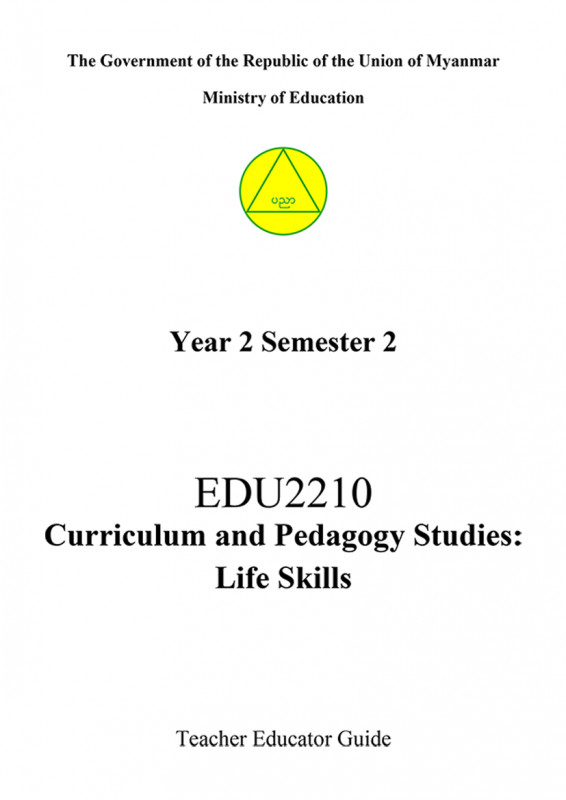 EDC Year 2 Semester 2 Life Skills Teacher Educator Guide (English Version)