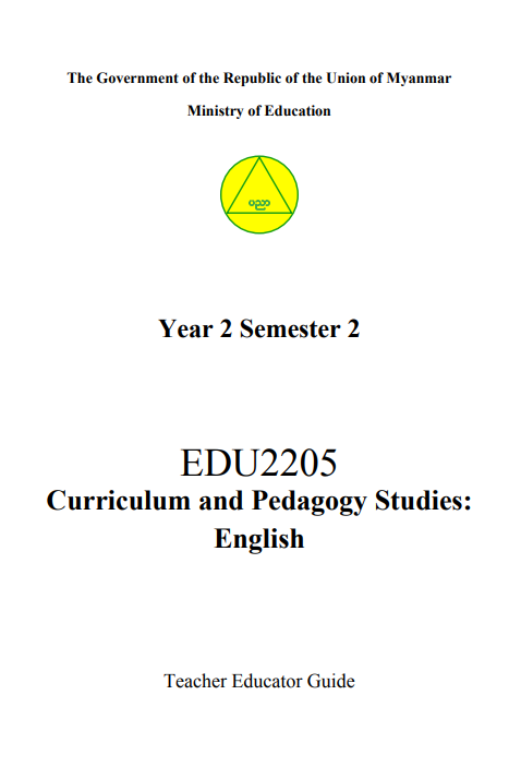 EDC Year 2 Semester 2 English Teacher Educator Guide