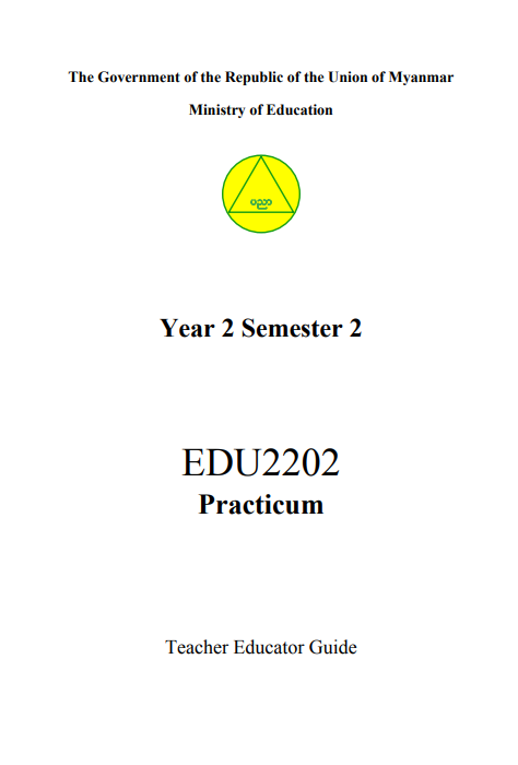 EDC Year 2 Semester 2 Practicum Teacher Educator Guide (English version)