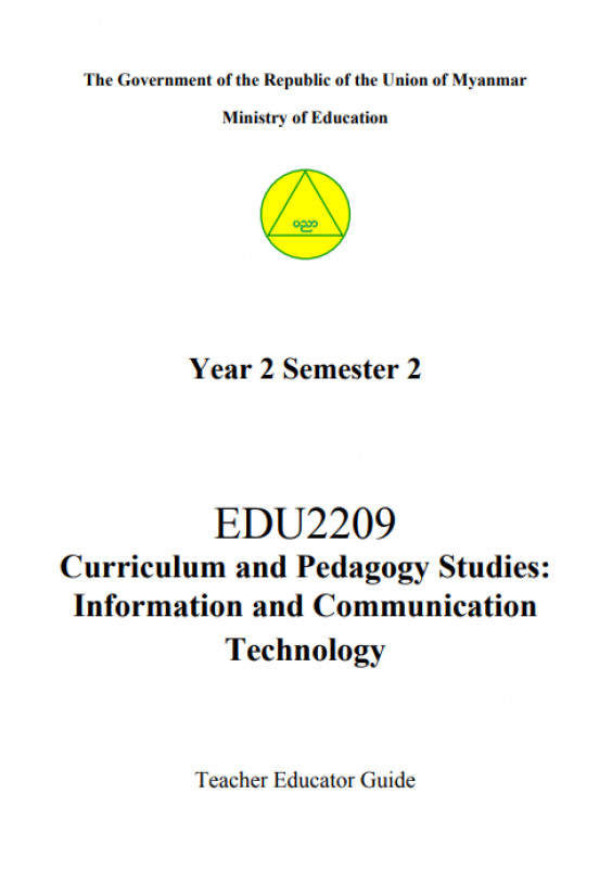EDC Year 2 Semester 2 ICT Teacher Educator Guide (English version)