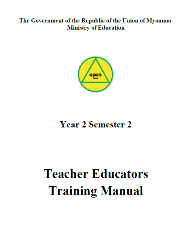 Year 2 Semester 2 Teacher Educators Training Manual
