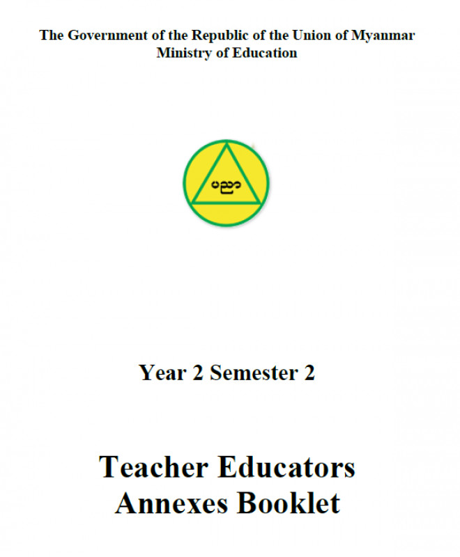 Year 2 Semester 2 Training Manual Annexes Booklet