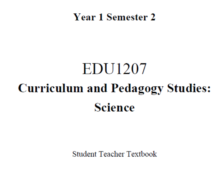 EDC Year 1 Semester 2 Science Student Teacher Textbook (English version)